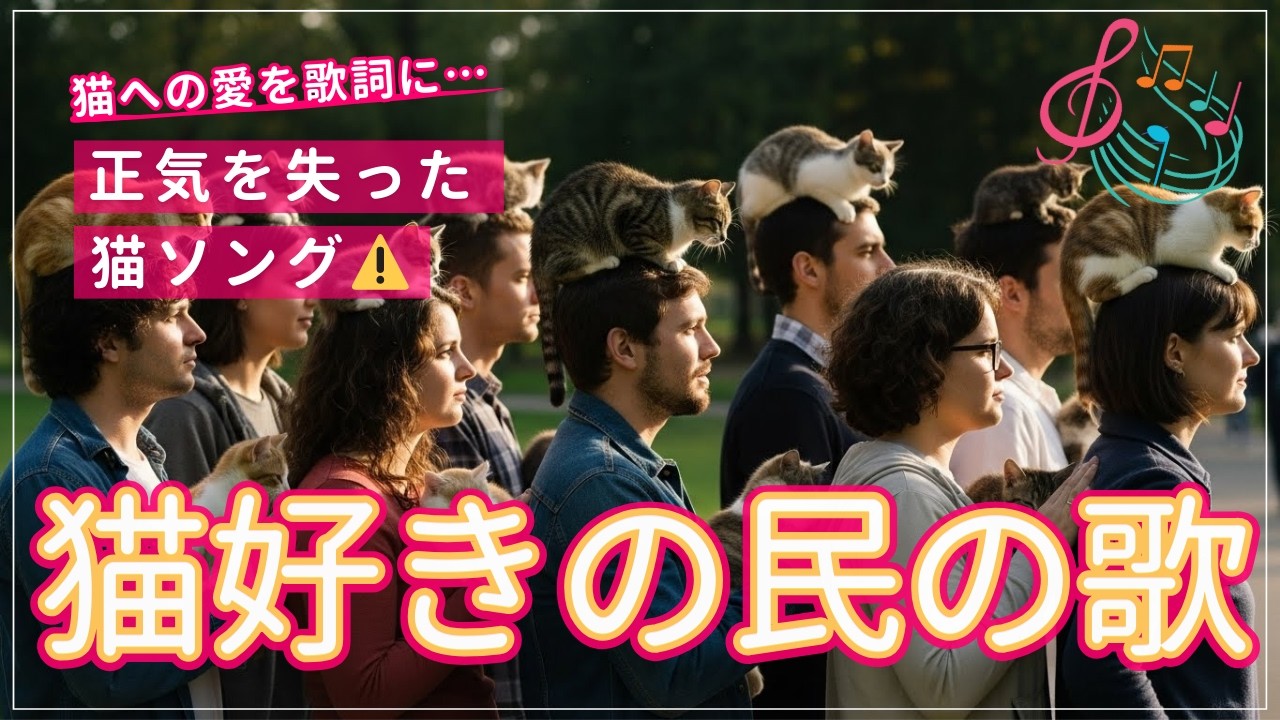 【猫好きの民の歌】ここに集え🐱｜猫好きのためのAI Music Video