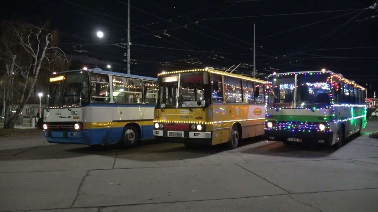 2024.12.15 Debrecen Retro nap fény Ikarus buszok