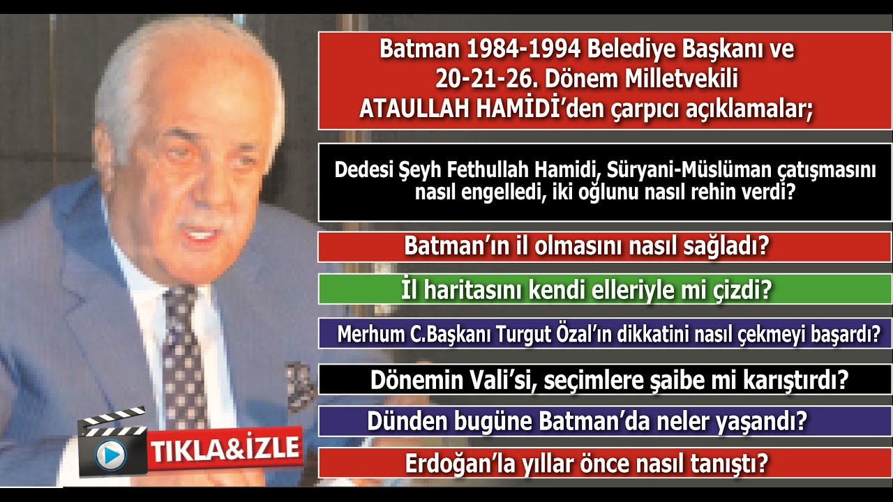 ATAULLAH HAMİDİ’DEN ÇARPICI AÇIKLAMALAR