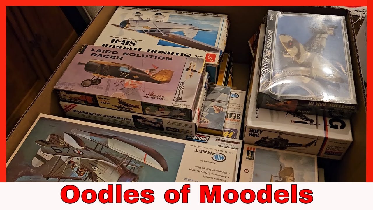 Vintage Model Auction Score. 22 kits for $3.39 a PIECE. #casualplasticmodeling #plasticmodel #tamiya