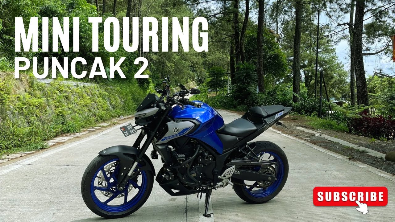MINI TOURING KE PUNCAK LEWAT JALUR PUNCAK 2 PAKAI YAMAHA MT-25