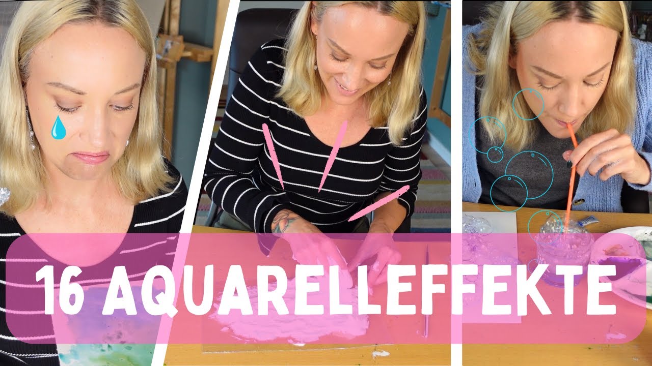 Aquarelleffekte und Techniken feat. Lightwish Marie`s Watercolor