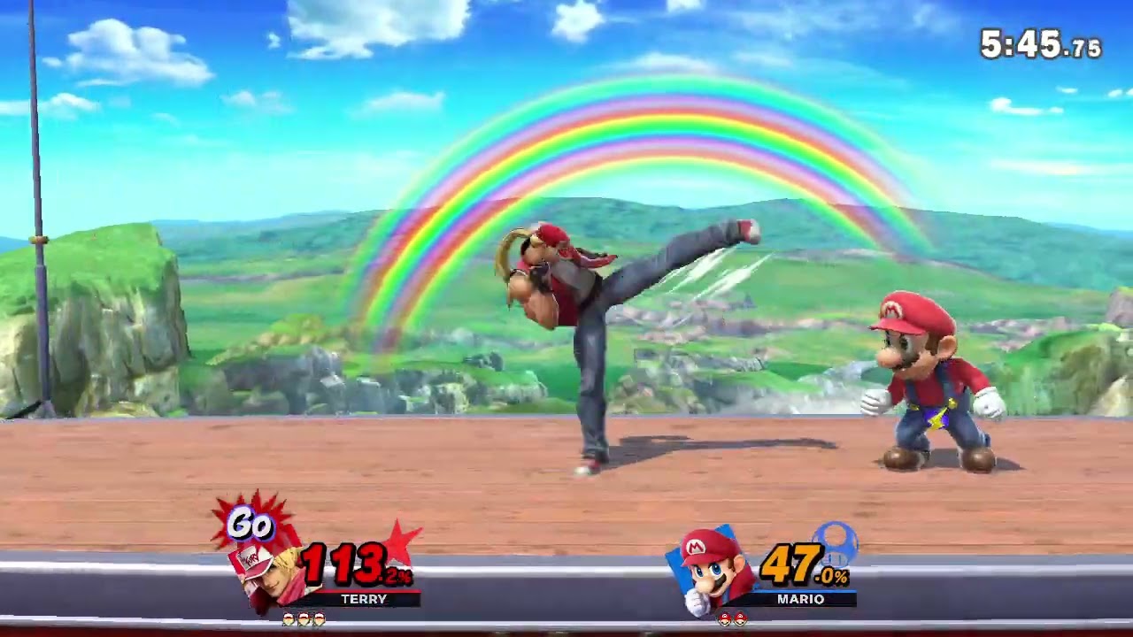 スマブラSP　オンライン対戦　テリーvsマリオ