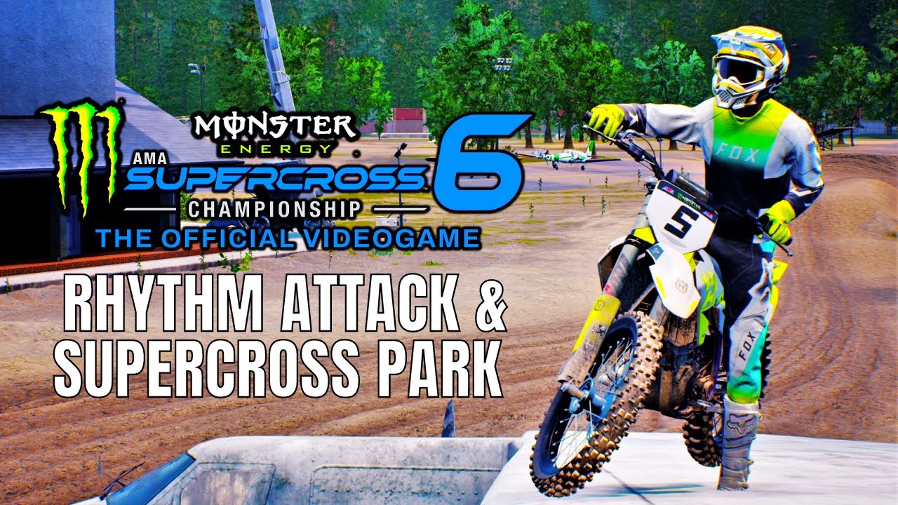 Supercross 6 Straight Rhythm & Free Roam | Supercross Park Compound Takeoff | Monster Energy | PS5