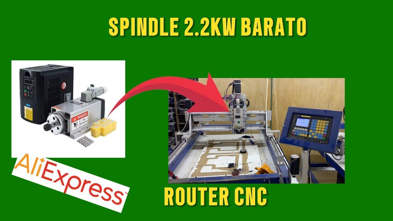 Instalacion de spindle 2.2kw de AliExpress