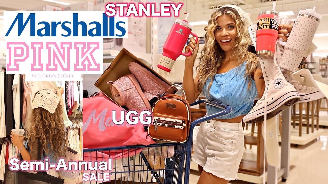 MARSHALLS & VICTORIA'S SECRET (PINK) SEMI-ANNUAL SALE SHOPPING SPREE! STANLEY, UGG & MORE FOR LESS!