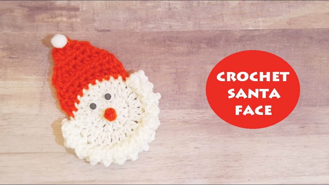 How to crochet a santa face? | Crochet Santa Claus | Christmas Decorations | Crochet With Samra