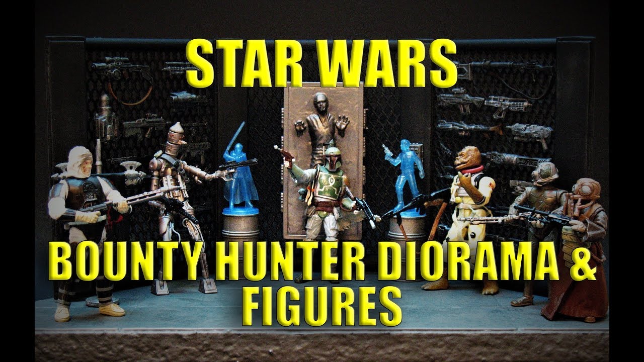 Star Wars: 3.75 Bounty Hunter Showdown Diorama & Boba Fett Action Figure Collection