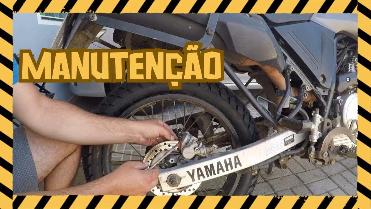 Como trocar pastilha de freio traseira da Ténéré ou Lander