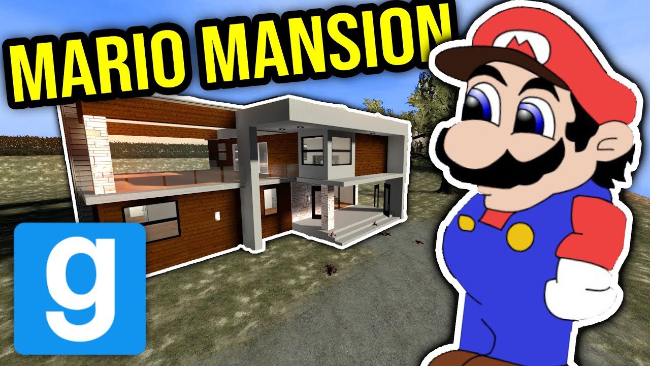 MARIO TAKES OVER MANSION!! (gmod nextbot)