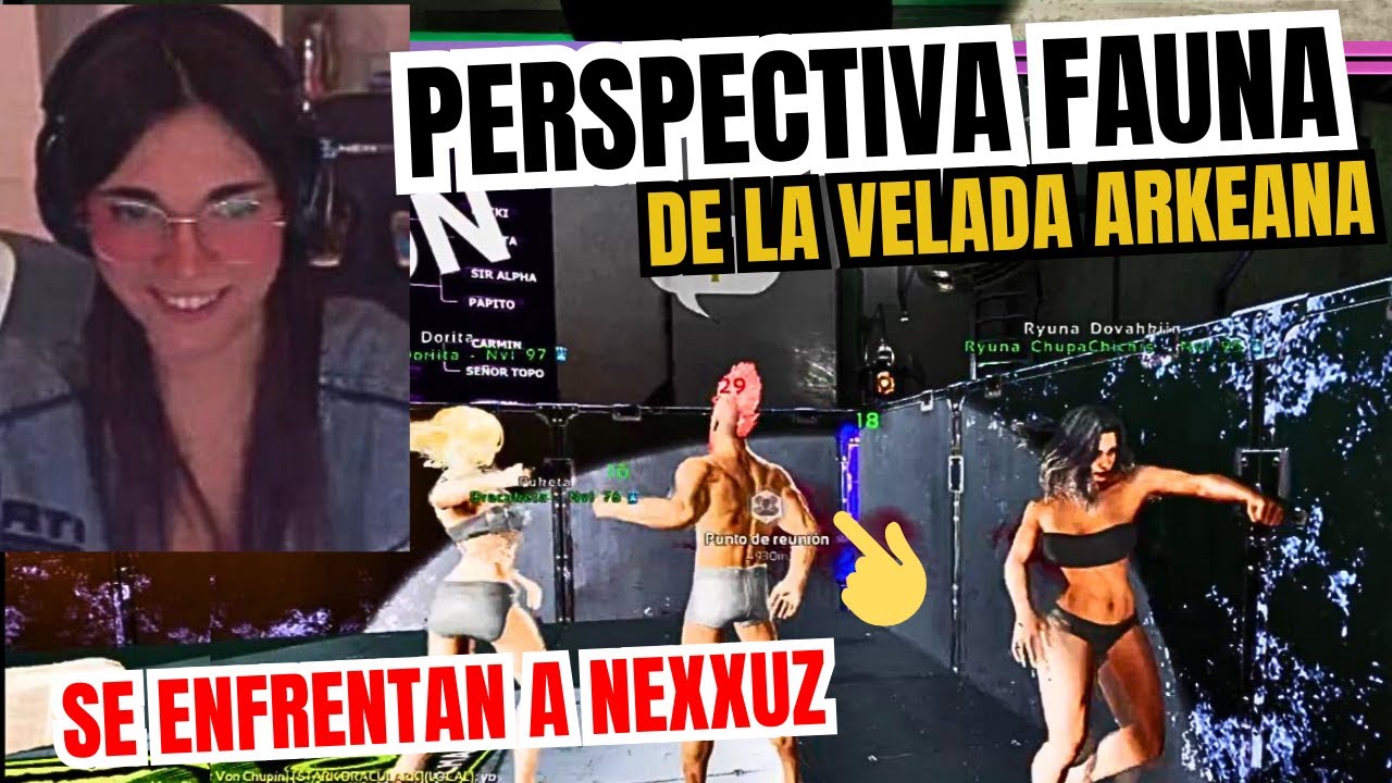 PERSPECTIVA FAUNA de la velada arkeana ARK 🥵😂 #nexxuz #arkeanos #nexxuzhd