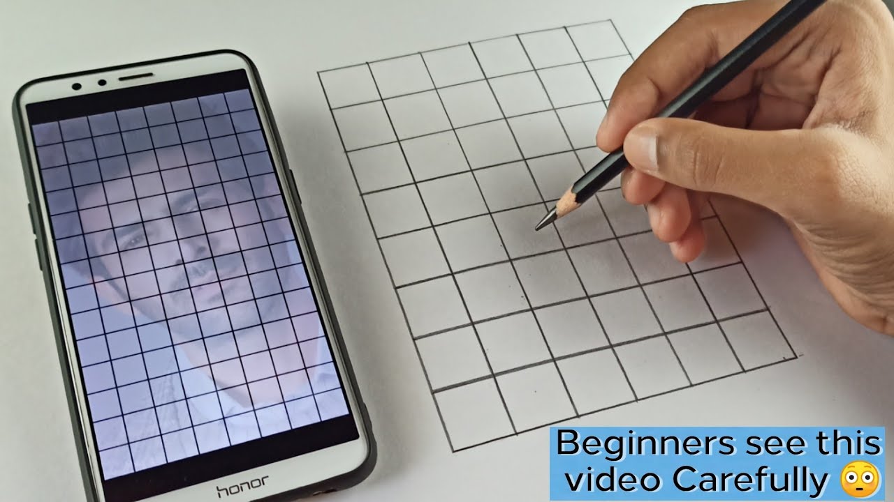 How to make perfect Grid for perfect Outline in A4 Size paper | Beginners see this Carefully 🔥