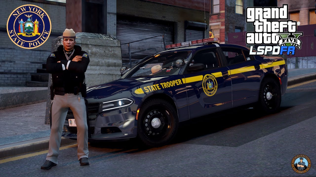 GTA V | Liberty City LSPDFR | New York State Police Highway Patrol | NVE 1440p