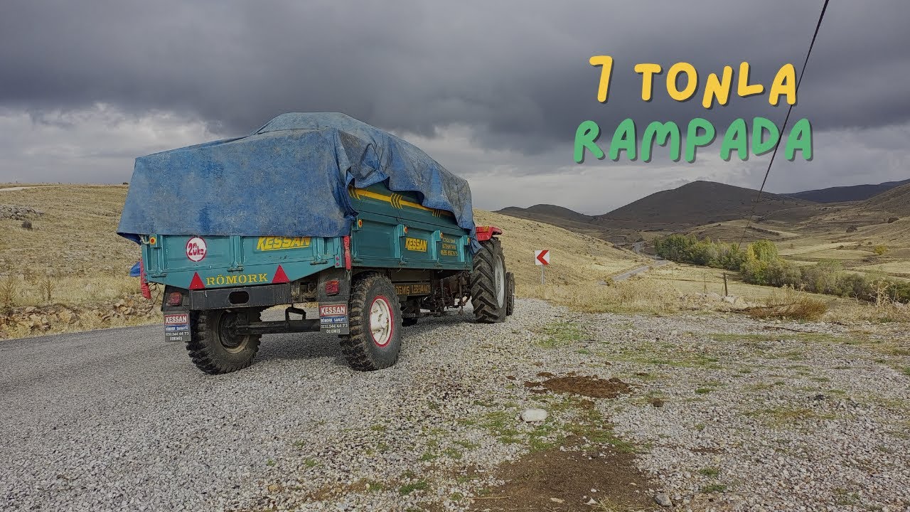 MASSEY FERGUSON 240 ile tohum elemeye gidiyorum ekiz buğday 4300 kg dağ köyü yollarında 2026 sezonu