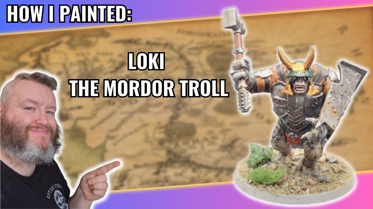 How I Painted: Loki The Mordor Troll For MESBG