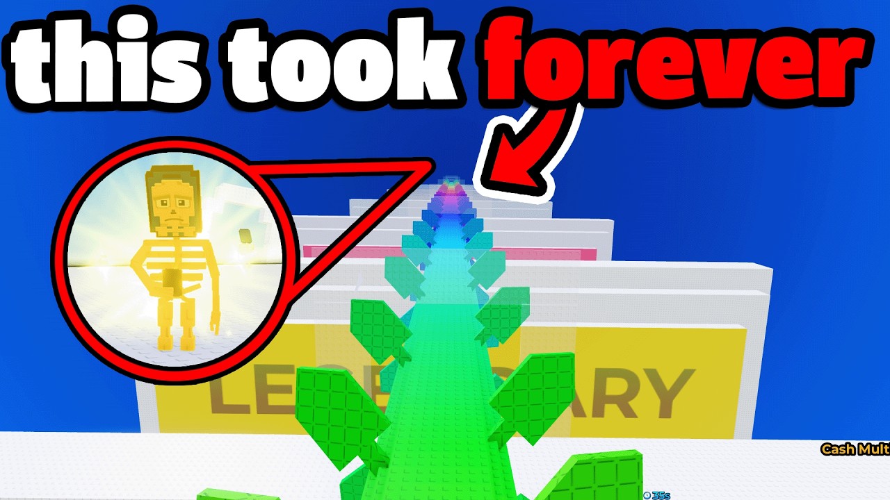 I GREW MASSIVE BEANSTALK FOR THE RAREST BRAINROTS...