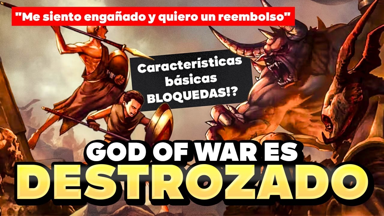 Nuevo God of War en la M*ERDA! Fans EXIGEN REEMBOLSOS de Sons of Sparta