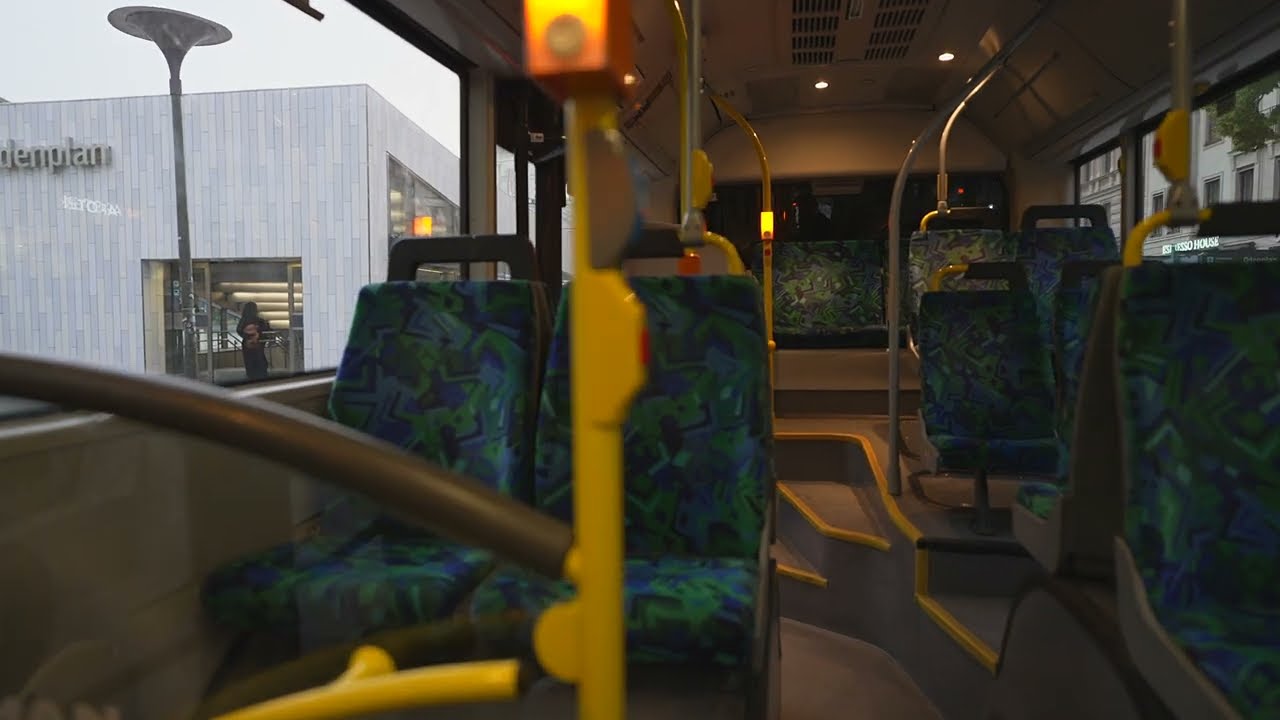 Sweden, Stockholm, bus 4 ride from S:t Eriksplan to Odenplan
