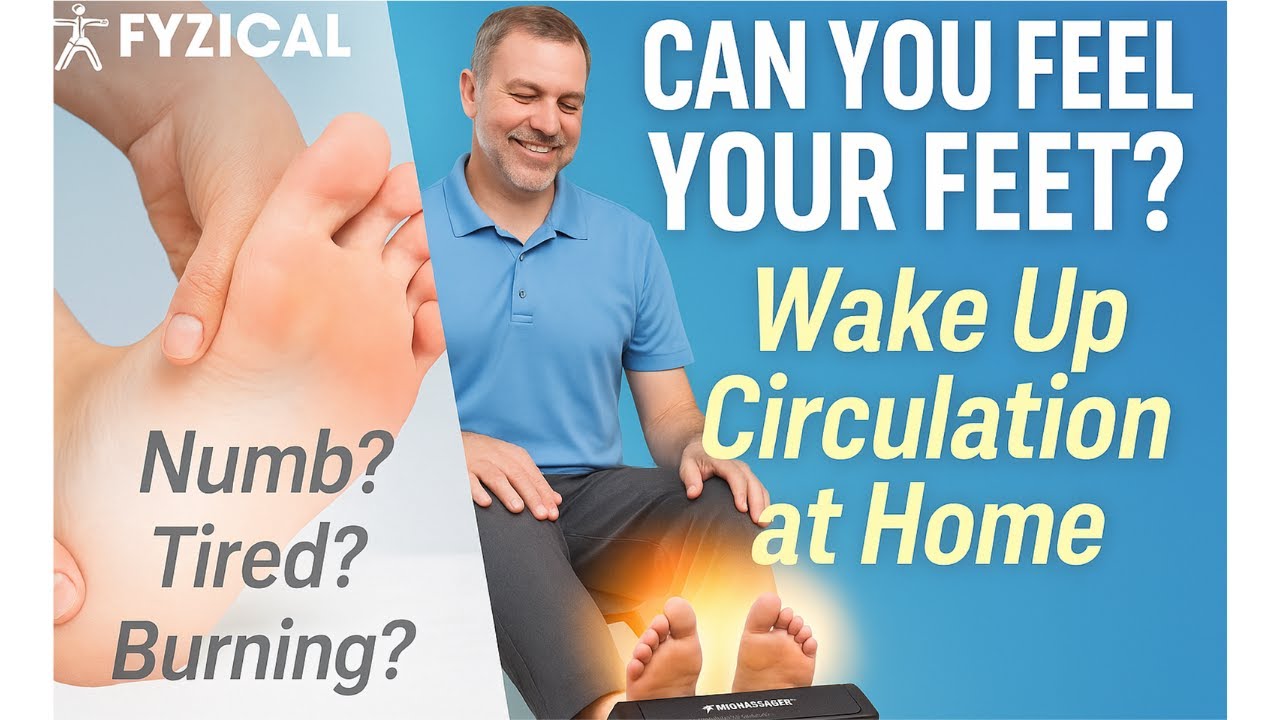 How to Wake Up Circulation and Relieve Neuropathy at Home with the MedMassager Foot Massager Plus