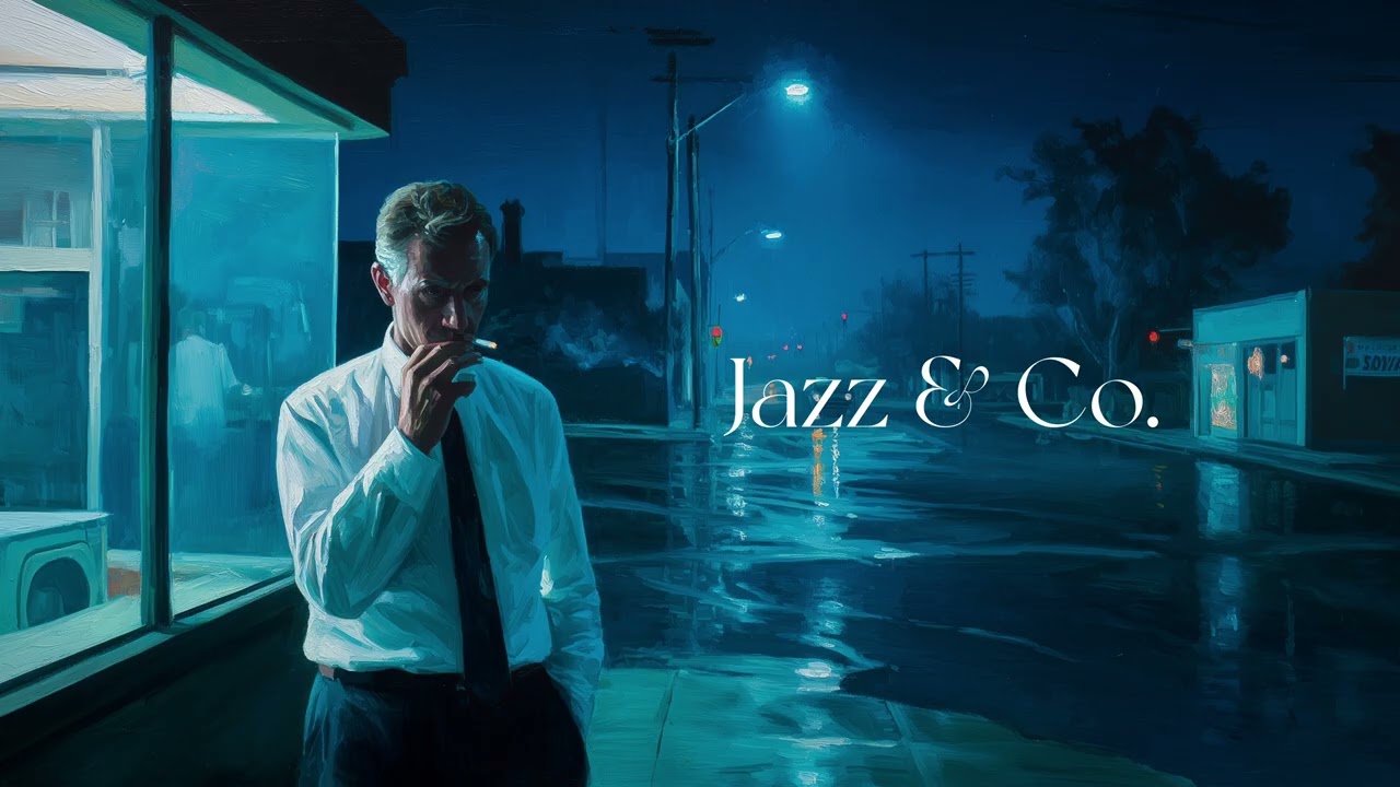 Rainy Noir Jazz &mdash; 2 Hours of Late Night Jazz for Work & Thinking | Vintage Jazz Club