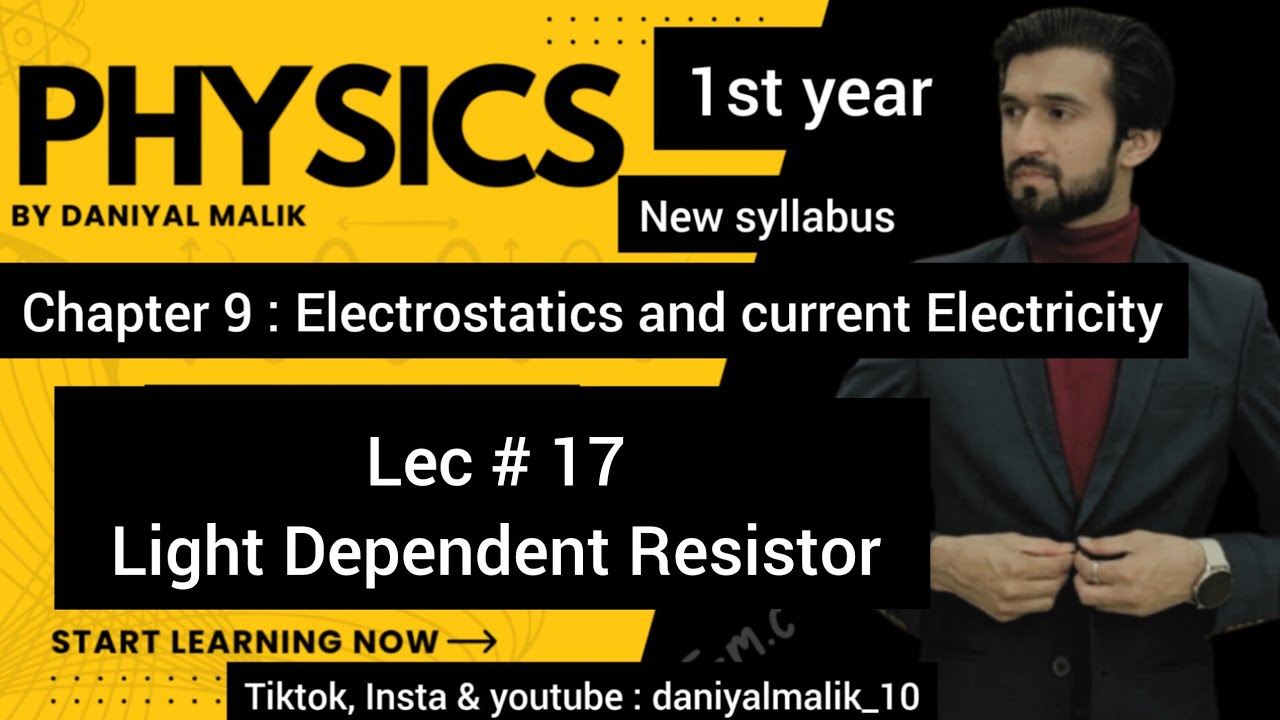 Light Dependent Resistor class 11 | #ldr #ldrsensor #physicsbydm #physics #newsyllabus #current 