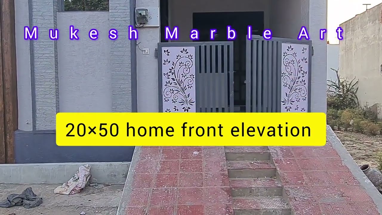 20*50 house plan east facing with car parking /1000 sq ft house interior design / detail with price