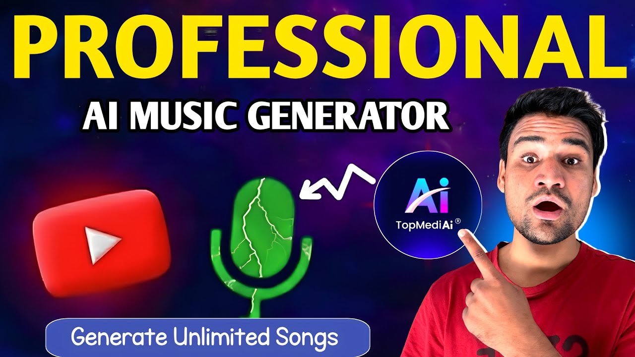 Generate UNLIMITED Music & Songs 🎶 | TopMediAi &ndash; All-in-One AI Music Generator 🚀