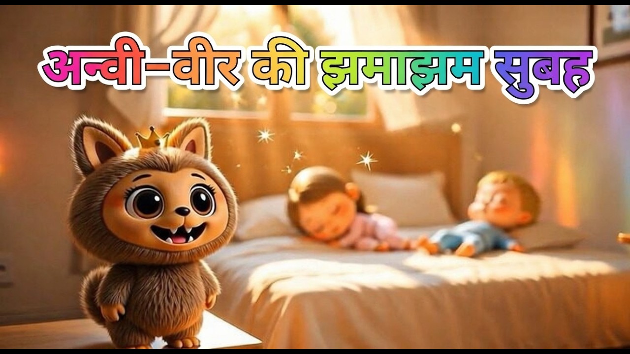 अन्वी–वीर की झमाझम सुबह | Anvi-Veer's Bustling Morning | Nursery Rhyme | Chaand Mukhra Rhymes TV