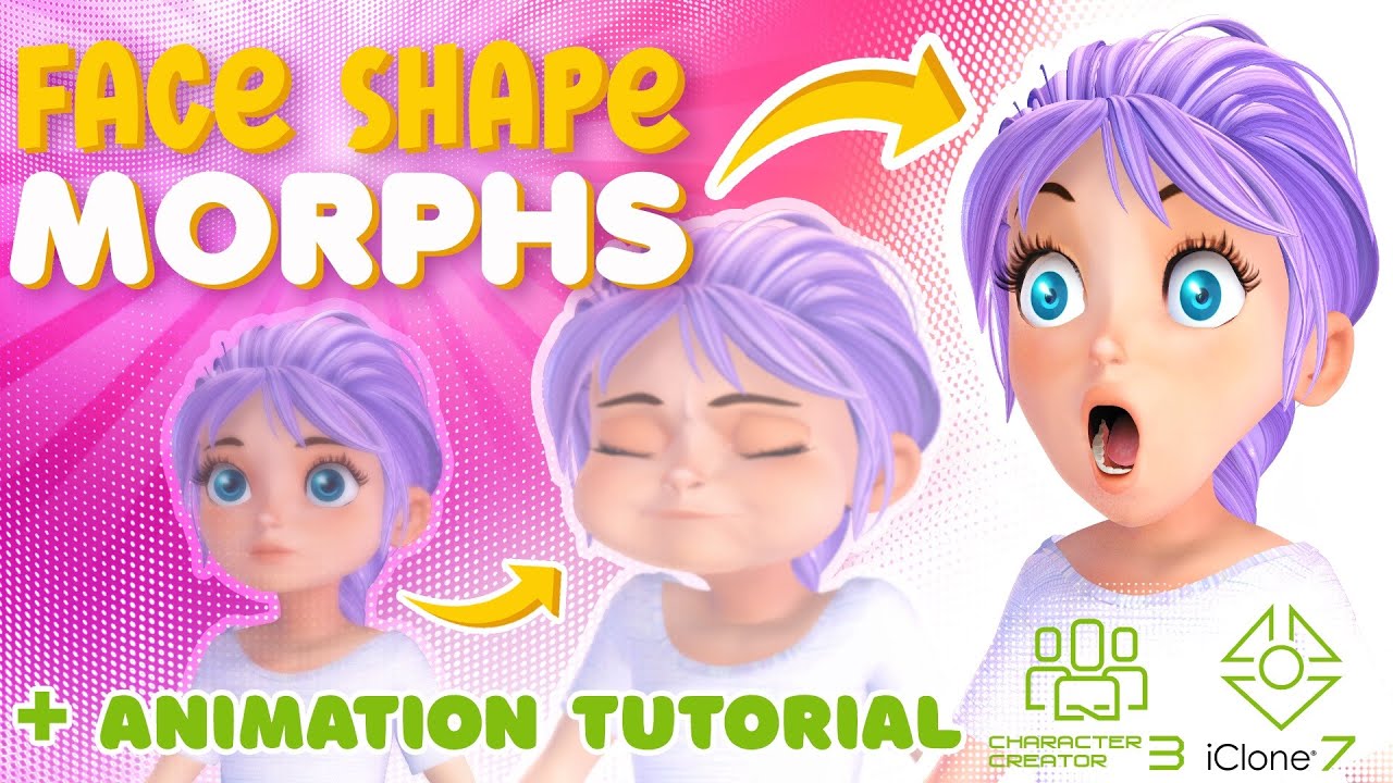3D Stylized Animation with Morphs in Iclone 7