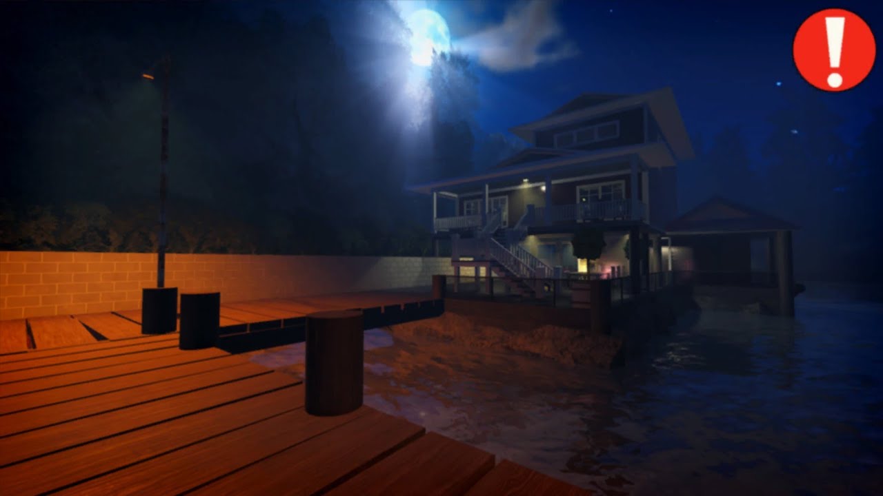 Playing The lake house part 1 On Roblox.