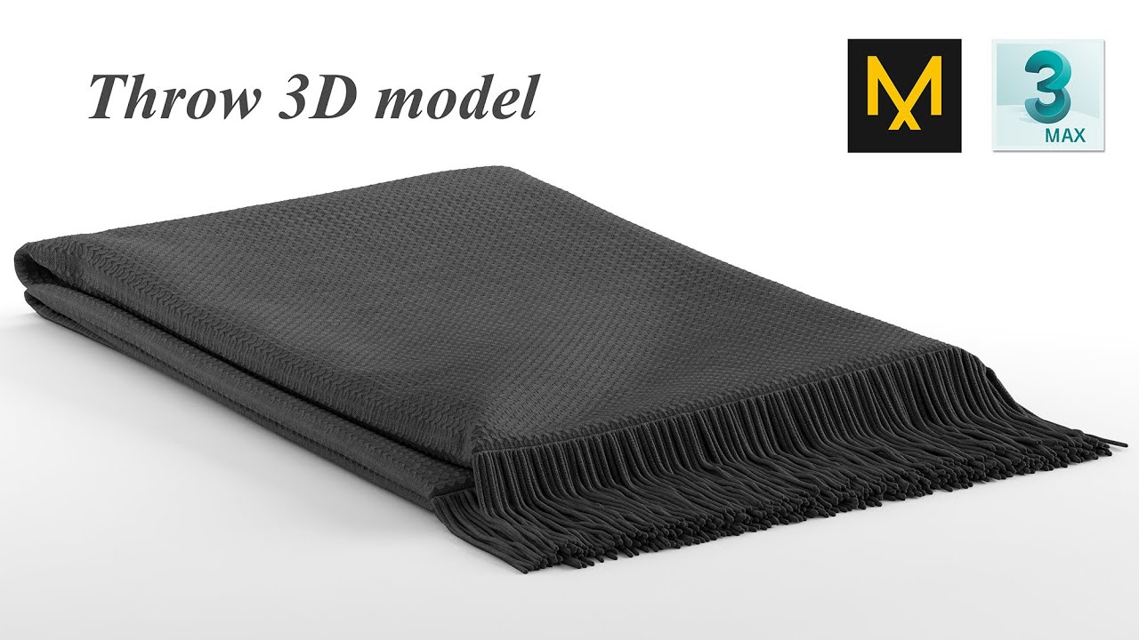 Throw 3D model_Marvelous designer and 3Dsmax (skin wrap and morph)