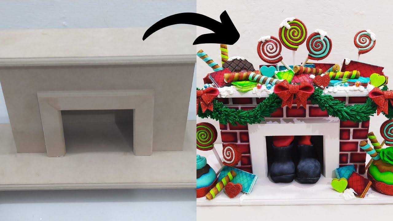 Decoración de chimenea fácil y económico