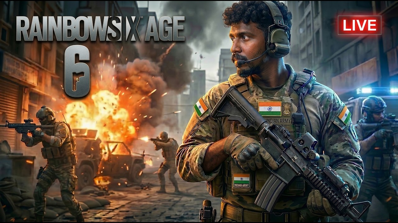 Rainbow six mobile South Indian streamer #livestream #r6m #rainbowsix