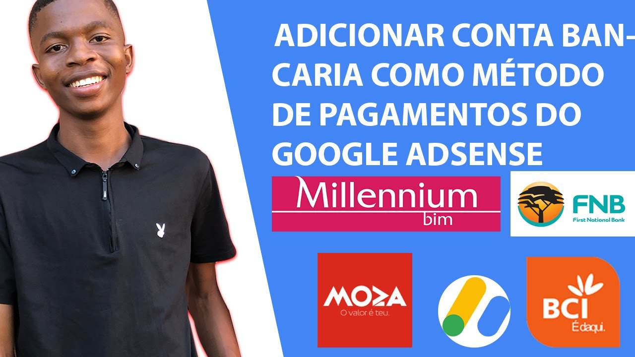 Como adicionar uma conta bancária no Google Adsense