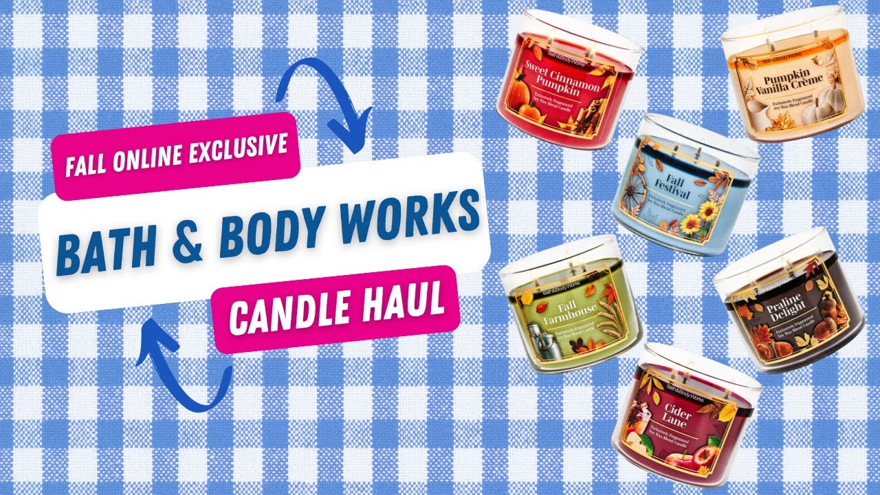 📦 🛍️🍂 Lit Review | Bath & Body Works Six Online-Exclusive Fall 3-Wick Candles🍂