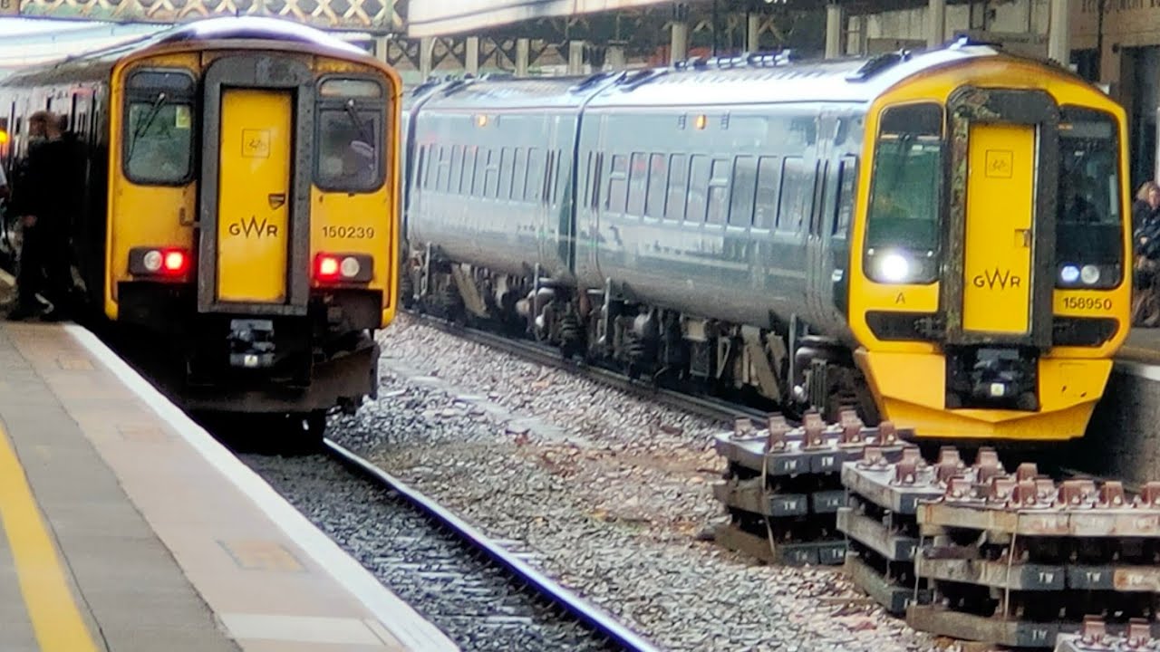 Trains at Exeter ST Davids - 28/09/2022