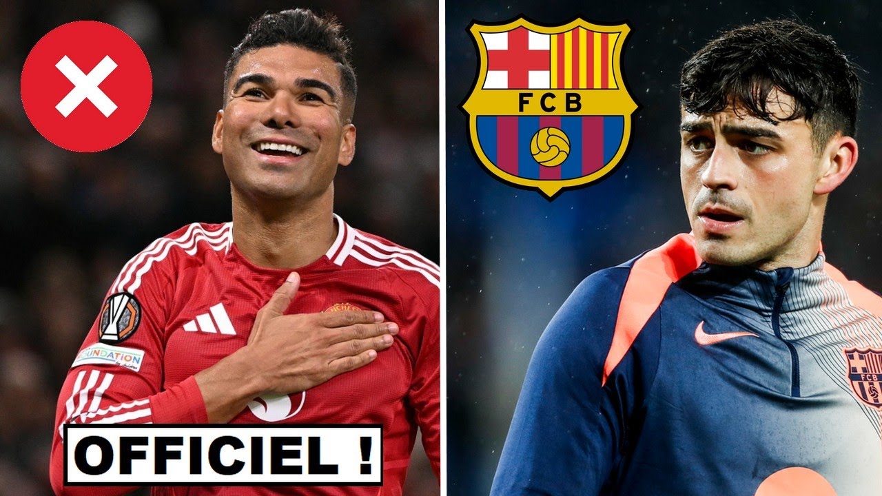 🚨🚨 OFFICIEL CASEMIRO ANNONCE SON DEPART DE MANCHESTER UNITED ! / COUP DUR POUR PEDRI.. ZI#3551
