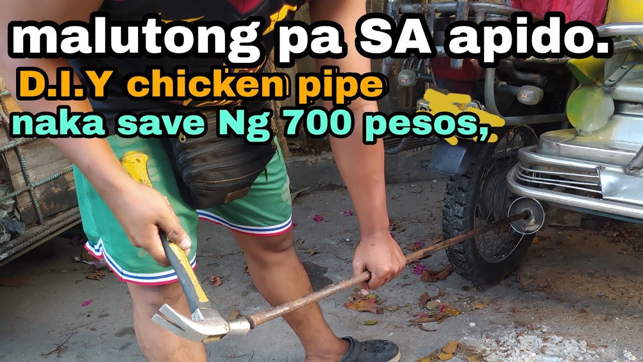 PAANO PALUTUNGIN ANG TUNOG NG TAMBUTCHO, D.I.Y CHICKEN PIPE.