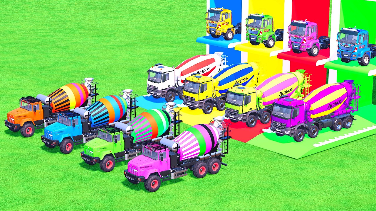 American Mixer Truck Transport Mission to the Safe Garage! 🚛  FS22 #1