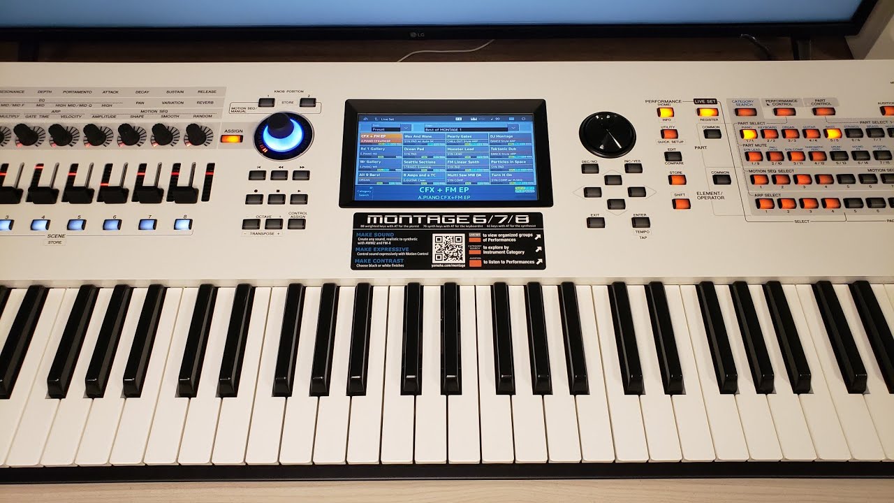 Yamaha Montage 7 Wh (White) Unboxing
