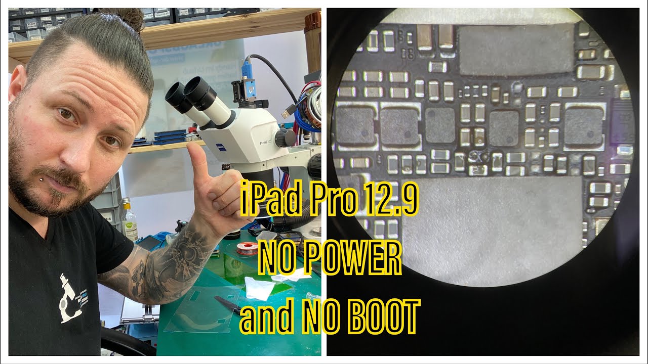 ADVANCED REPAIRS - iPAD PRO 12.9 NO POWER AND NO BOOT - SHORT CIRCUIT - TROUBLESHOOTING