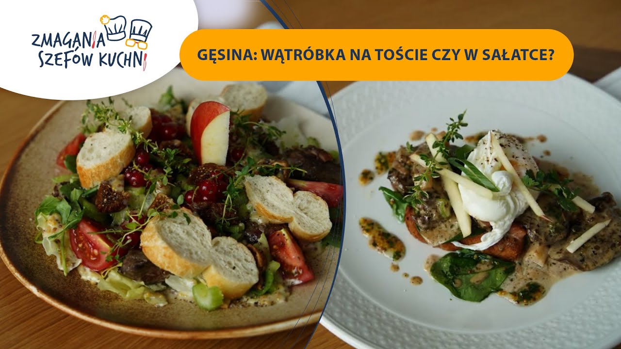 Zmagania Szefów Kuchni: Gęsia wątróbka na toście czy w sałatce?