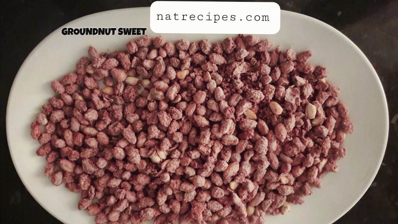 How to make Candied peanuts / Sugar coated peanuts // Homemade recipe #popularsnack #africansnack
