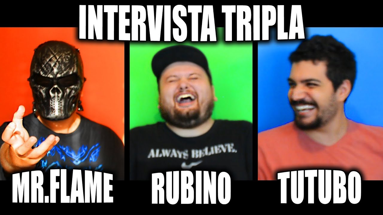INTERVISTA TRIPLA con YOUTUBE FA CAGARE, MR.FLAME & RUBINO