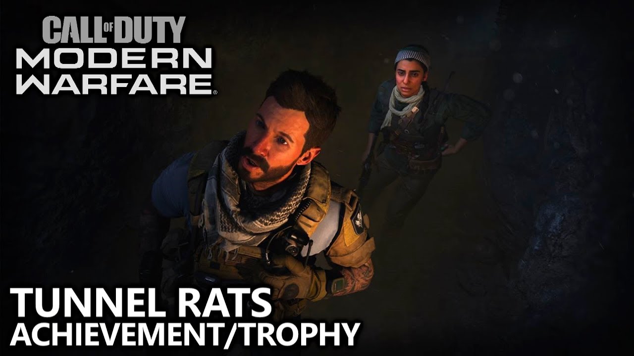 Call of Duty Modern Warfare - Tunnel Rat Achievement/Trophy - Complete the Tunnels with only Pistol