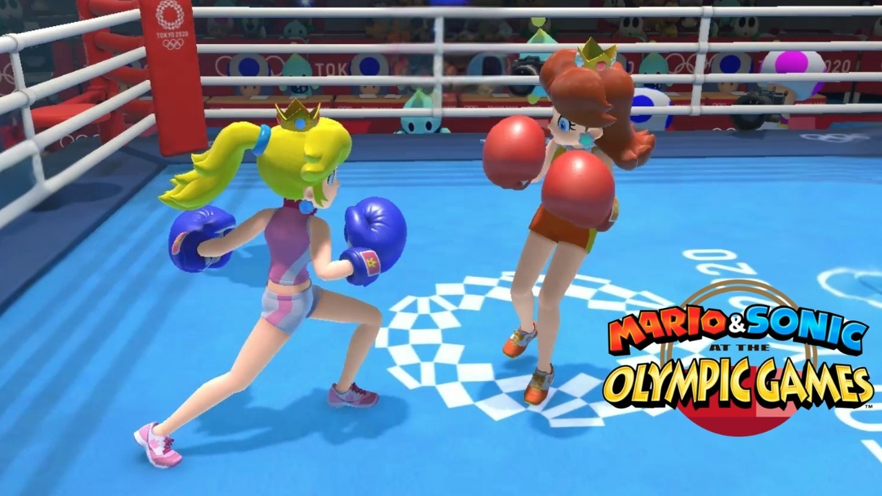 Boxing Hard Gameplay Mario & Sonic At The Olympic Games Tokyo 2020 Peach Mario Bowser Sonic & Eggman