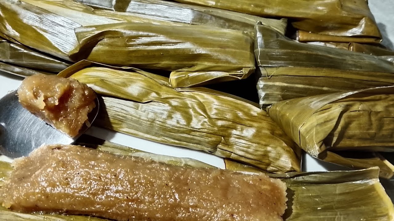 How to Cook Kamote Suman Glutinous Rice Flour And SWEET POTATOES 🥔