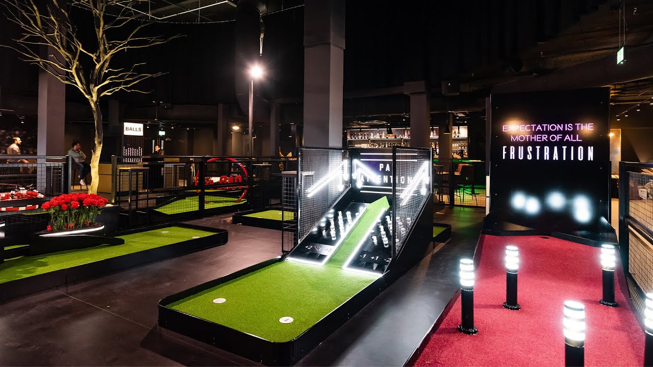 First Look Inside Gareth Bale's New Mini-golf, Bar and restaurant  Par 59