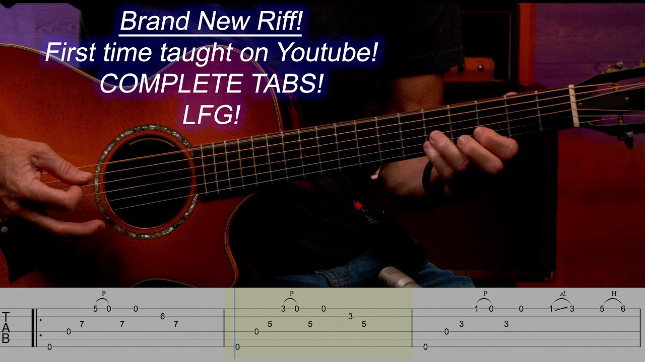 This Acoustic Guitar Riff has never been taught before!!!