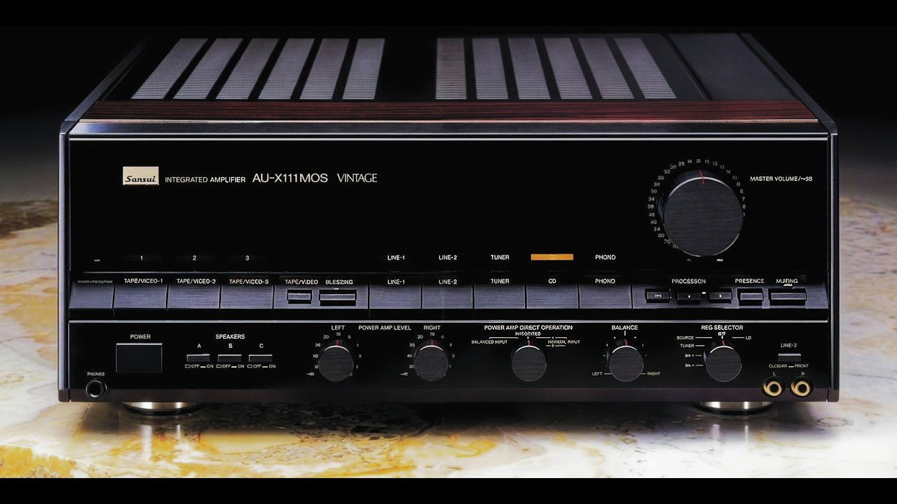 Sansui AU-X111MOS Vintage | Sound Test | Back to Black (Vanessa Fernandez Cover)